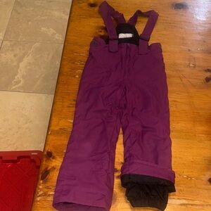 Phenix Maroon/Purple Kids Snow Bibs Pants